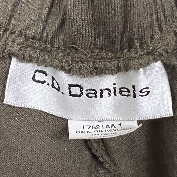 C.D. Daniels Army Green Pull On Style Pants Size 2X - Picture 4 of 5